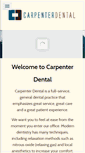 Mobile Screenshot of carpenterdental.net
